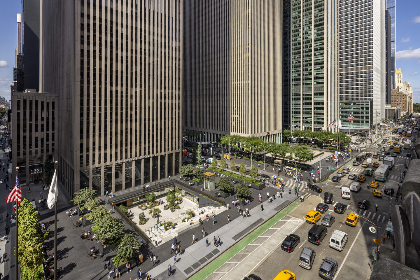 1221 Avenue of the Americas Public Plaza